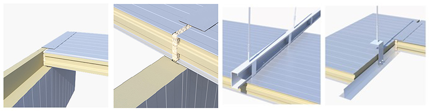 Панели крыши Puf для потолочной системы холодильных камер Details2